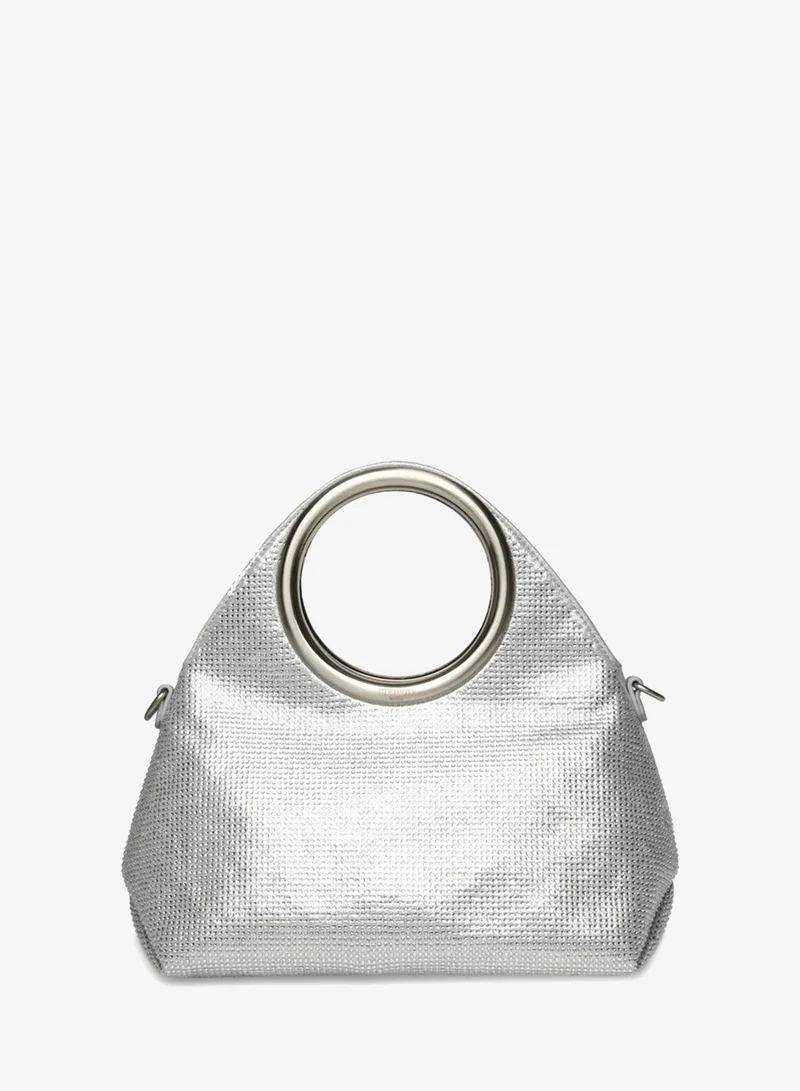 ستيف مادن حقيبة يد علوية مزينة بالكريستال